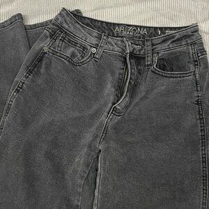Light Wash Black Denim Jeans, Arizona Jean Co, Size 1